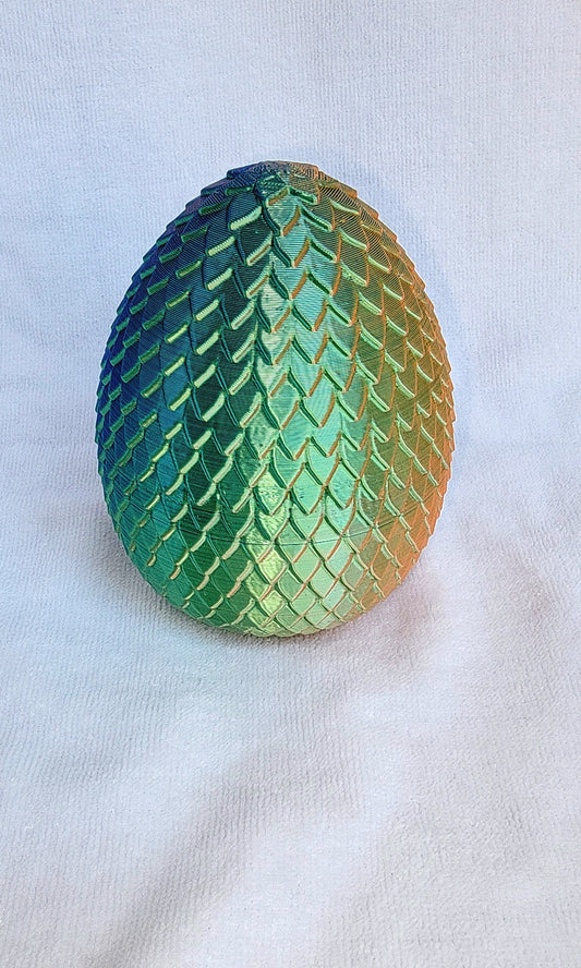 Dragon Egg green, blue, gold color shift