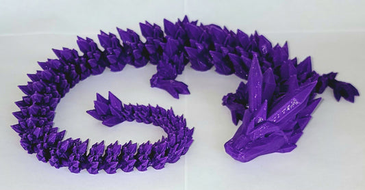 Crystal Dragon medium 24 inch purple