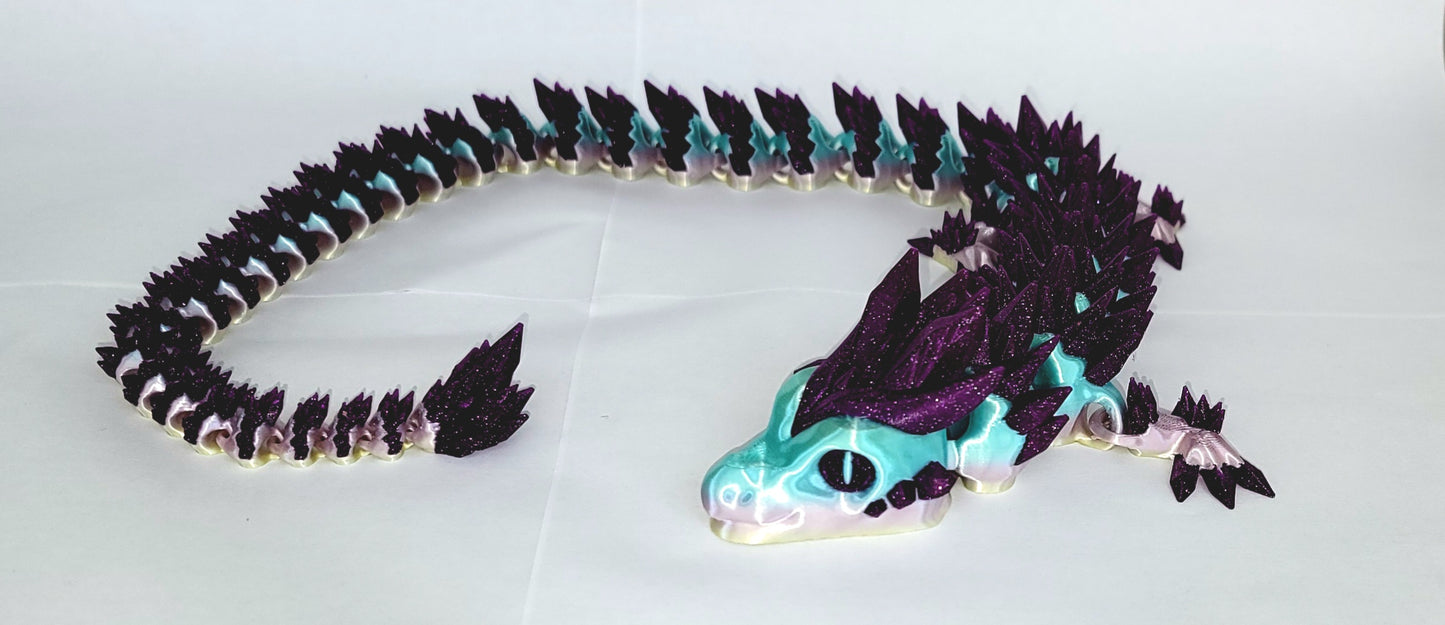 Saber Dragon medium 24 inch pastel purple